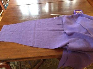 attach other part of the arm gusset on both sides